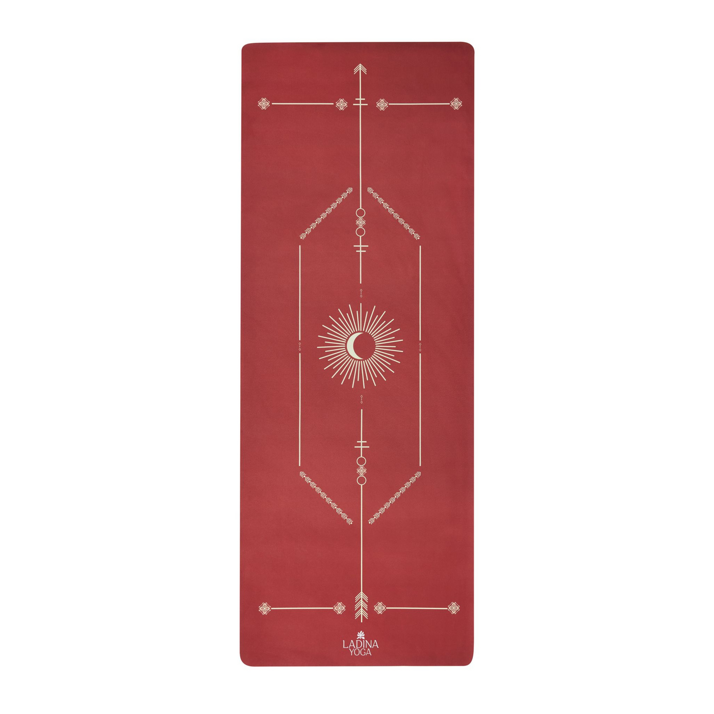 Ladina Warrior Red Velvet Yoga Mat - Radical Giving