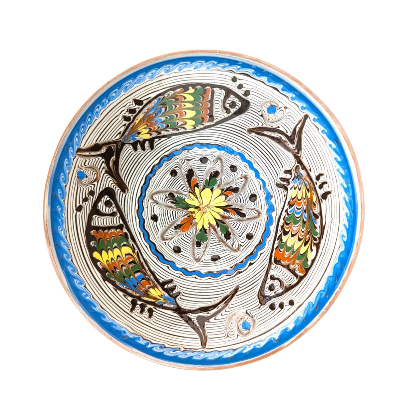 Casa De Folklore Pisces Serving Plate - Radical Living 