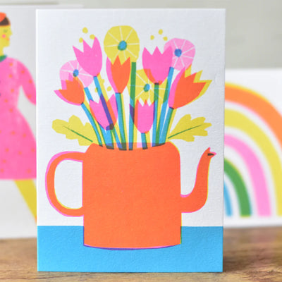 The Printed Peanut Teapot Card - Radical Living