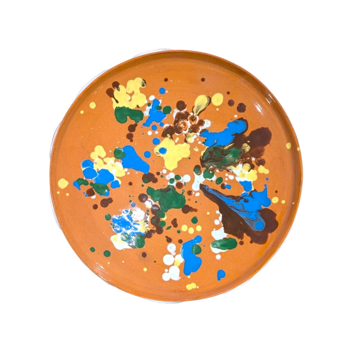 Casa De Folklore Ripple Serving Dish Splatter - Radical Living 