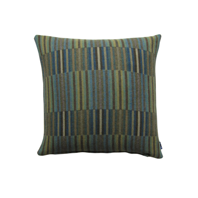 Chalk Woven Merino Lambswool Cushion Reeds Jade - Radical Giving