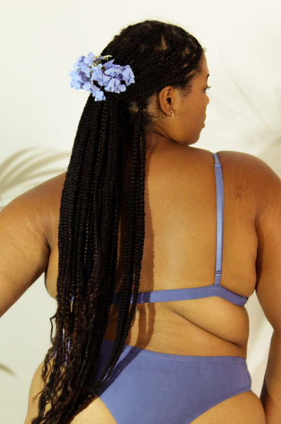 TryKind Lavanya Bralette Indigo Flower Blend