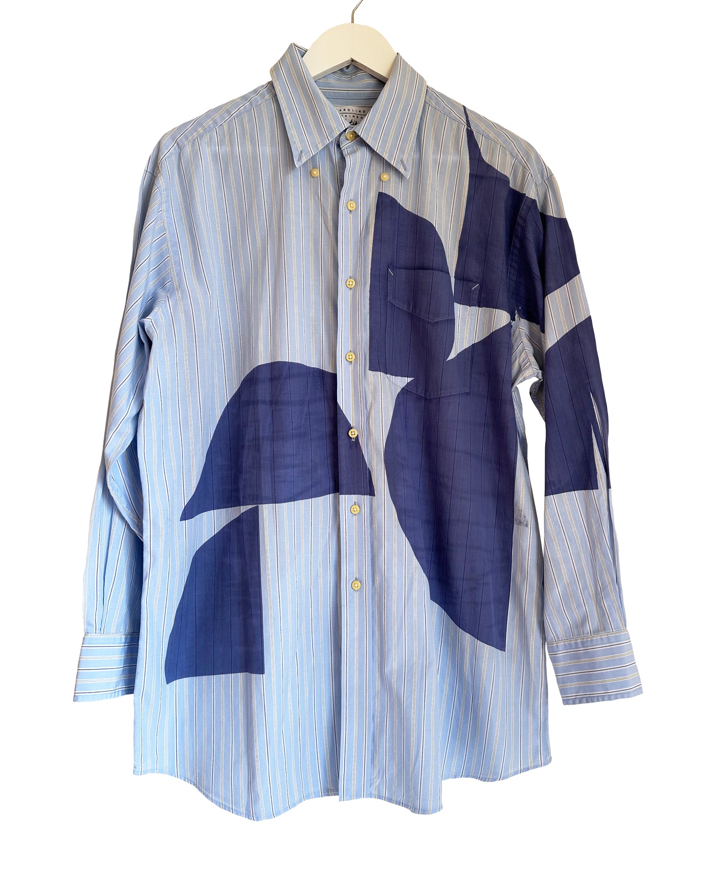 Caroline Dickinson Hand Printed Striped Antibes Shirt - Radical Living