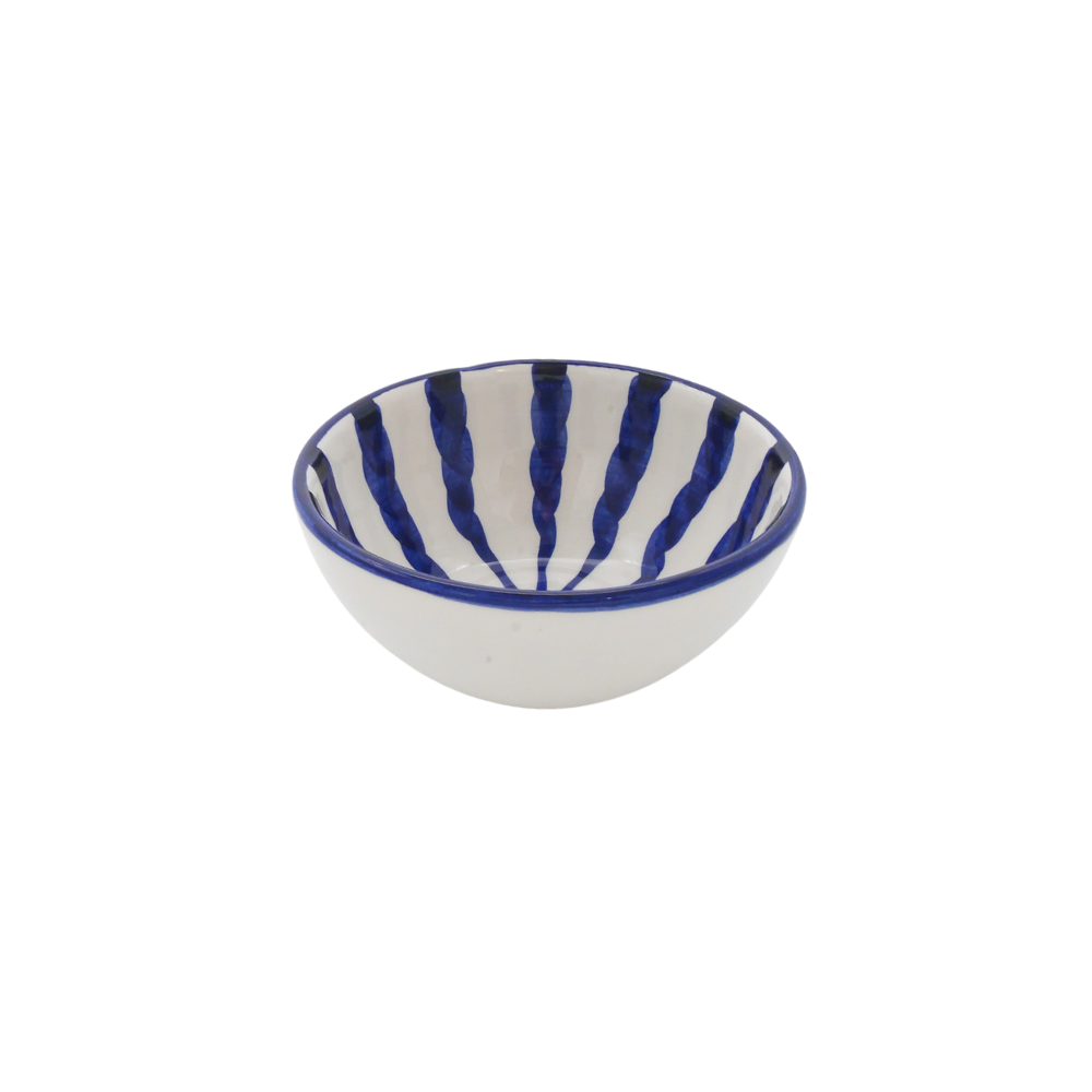 Woven Rosa Hand painted Wave Breakfast Bowl Azure - Radical Living