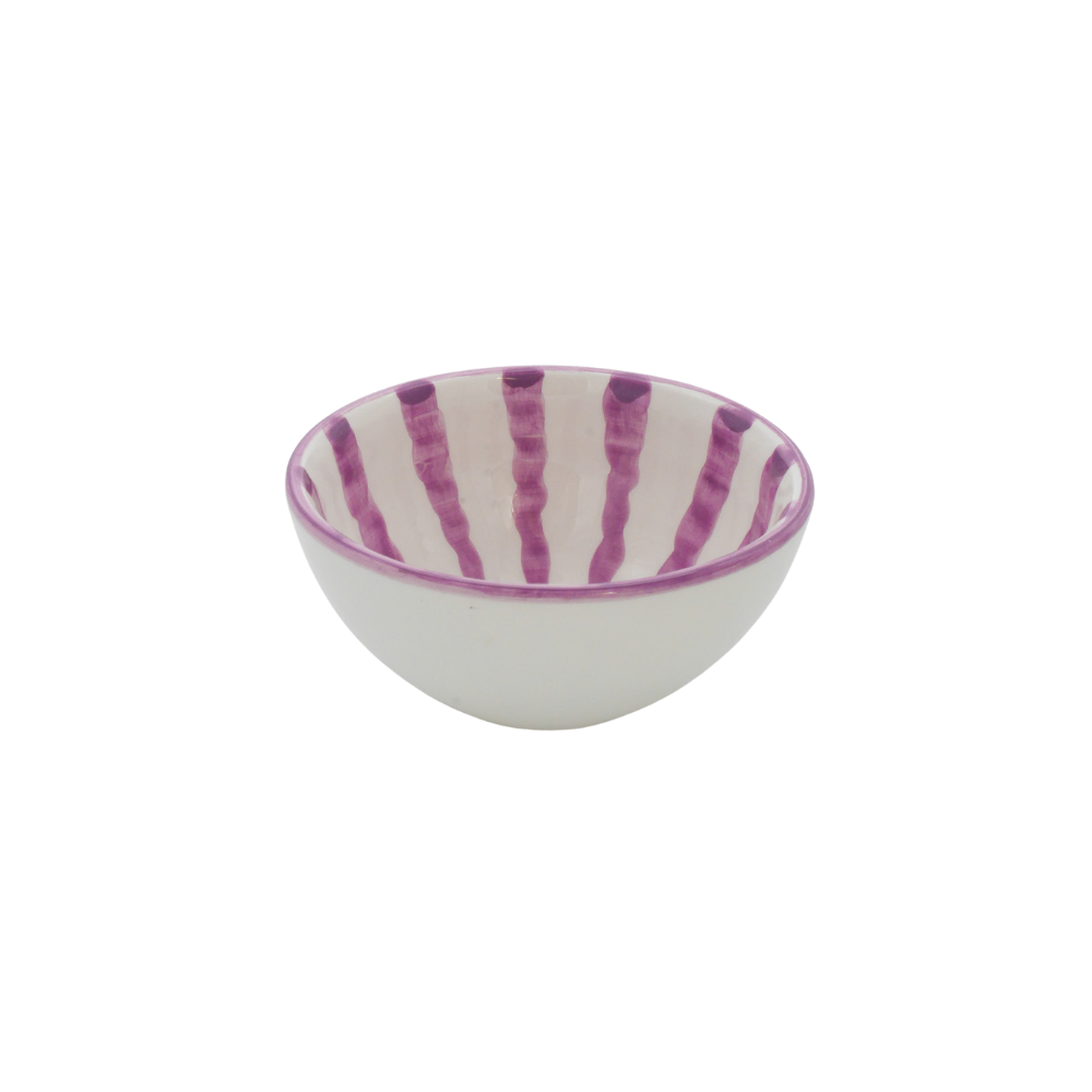 Woven Rosa Hand painted Wave Breakfast Bowl Sorbet - Radical Living