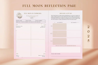 Nikki Strange 2025 Full Year lunar Moon diary - Radical Living