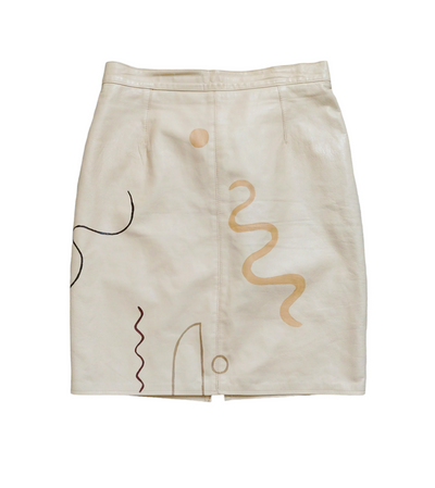Aff & Jam Hand painted Line Up Skirt - Radical Giving