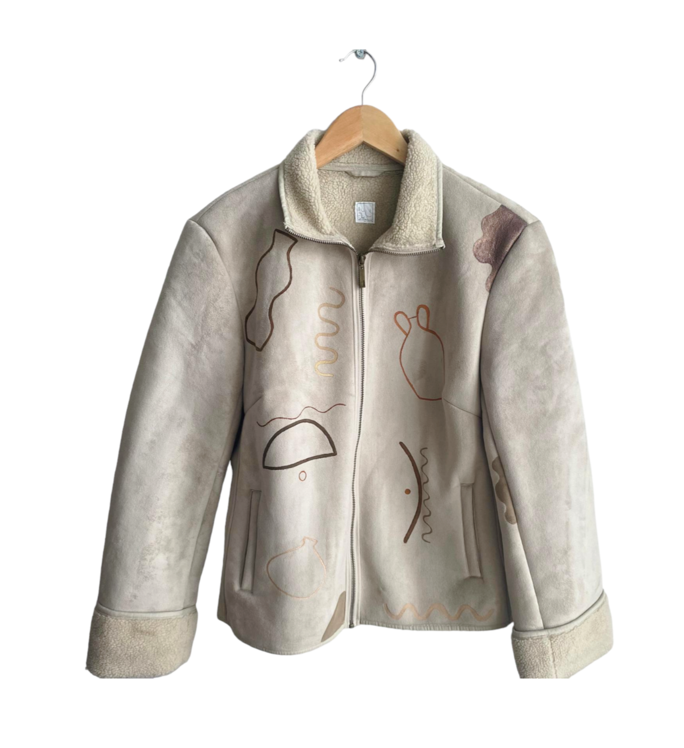 Aff & Jam Hand painted Abstract Fleece - Radical Giving
