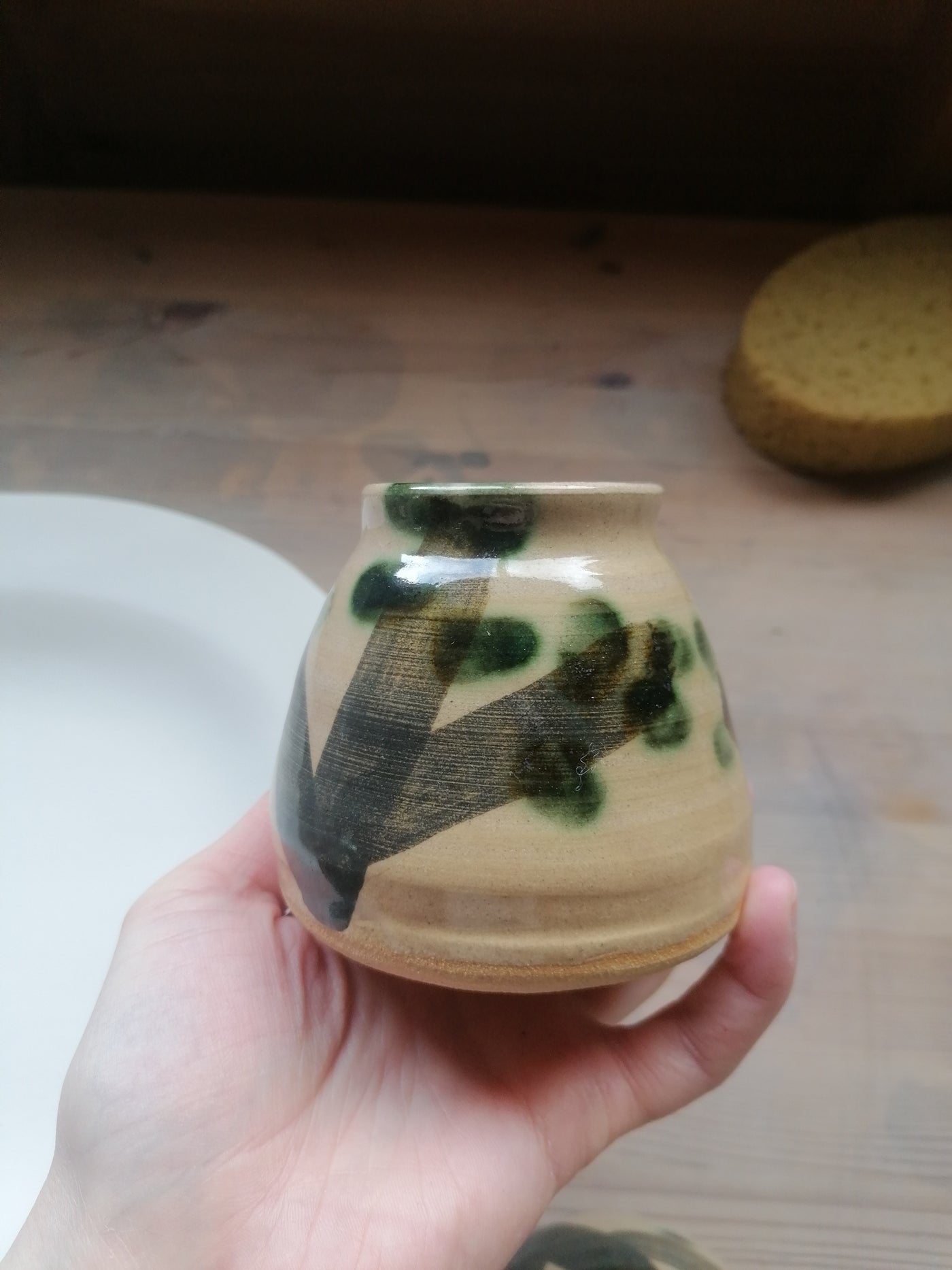 Zosia Handmade Green Leaves Vase - Radical Living