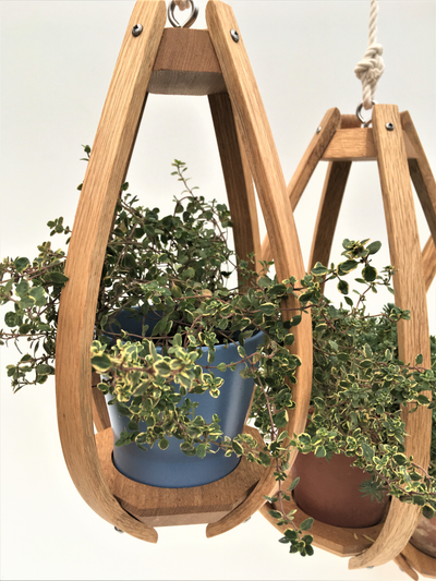 &nbsp;Baycraft Studio Hanging Planter Oak - Radical Living 