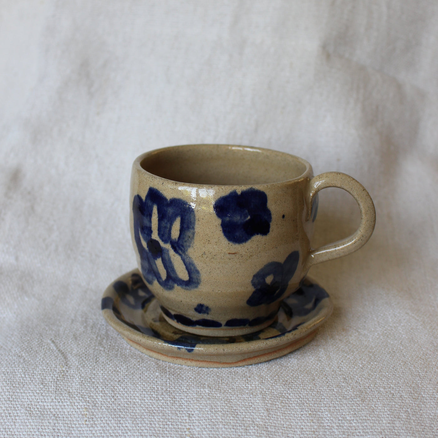 Zosia Handmade Short Mug & Saucer - Radical Living 