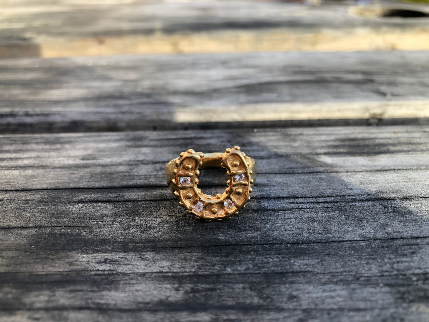 Sharlala Sapphire Horse Ring Gold Vermeil - Radical Giving