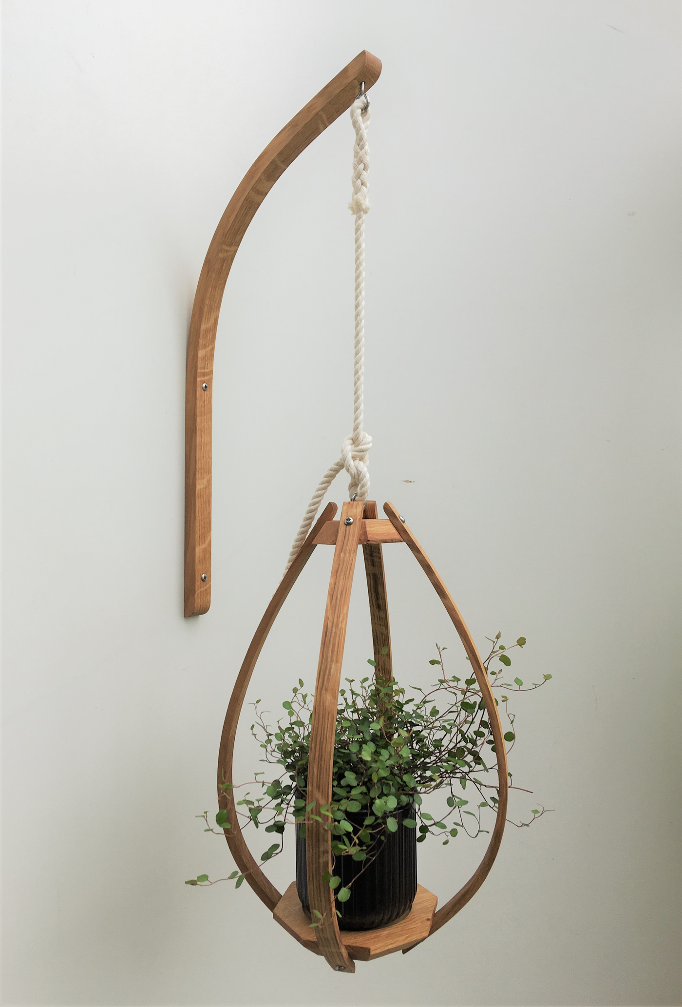 &nbsp;Baycraft Studio Hanging Planter Oak - Radical Living Baycraft Studio Wooden Wall Bracket Oak - Radical Living