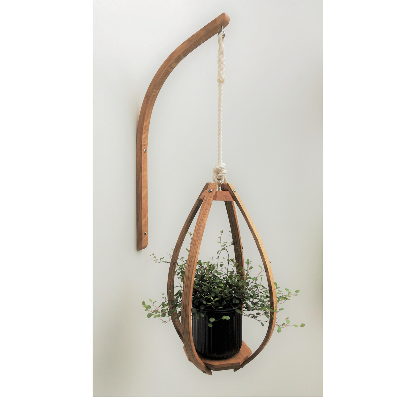 &nbsp;Baycraft Studio Hanging Planter Oak - Radical Living 