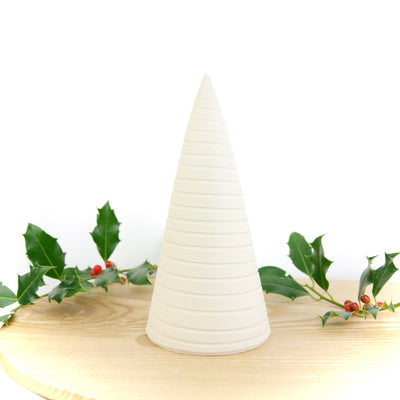 Throw To Fire Handmade White Ceramic Christmas Tree  - Radical Living