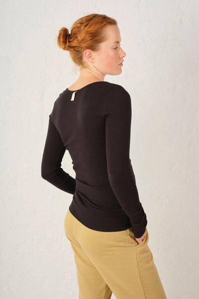 elliot. Billie Ribbed Long Sleeve Tee - Radical Living