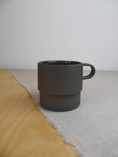 Throw to Fire Tall Angular Mug Dark Grey - Radical Giving