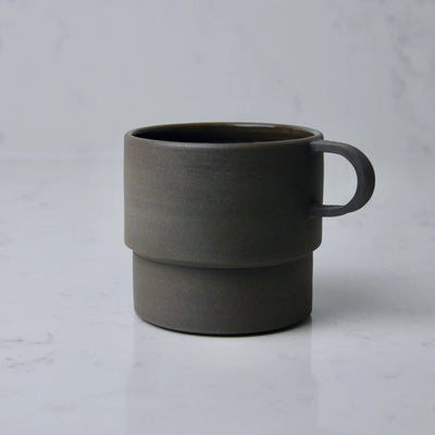Throw to Fire Tall Angular Mug Dark Grey - Radical Giving