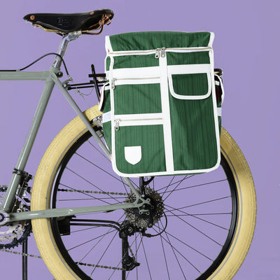 Goodordering Bicycle Pannier Bag Green Classic - Radical Giving