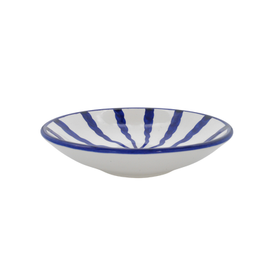 Woven Rosa Hand painted Wave Pasta Bowl Azure - Radical Living 