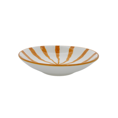 Woven Rosa Hand painted Wave Pasta Bowl Sunglow - Radical Living 