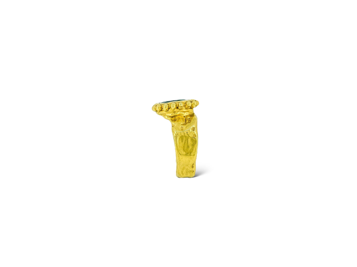 Sharlala Jewellery Sea Sapphire Anemone Ring Gold Vermeil