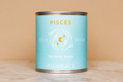 Wildrace Zodiac Collection Pisces Candle - Radical Giving 