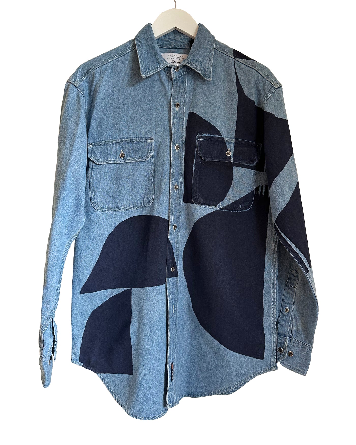 Caroline Dickinson Hand Printed Denim Pissarro Shirt - Radical Living