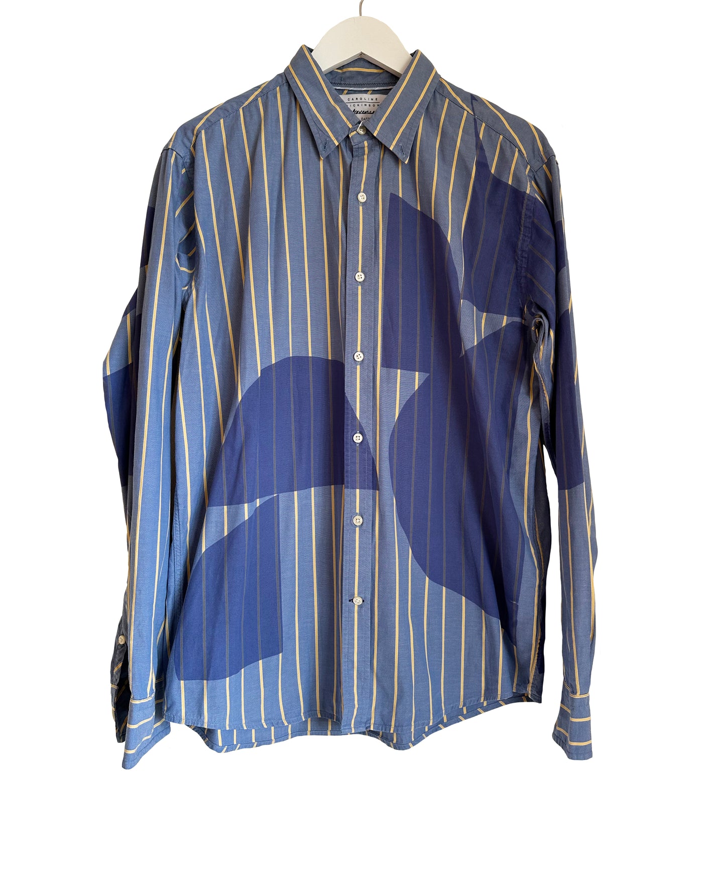 Caroline Dickinson Hand Printed Striped Provence Shirt - Radical Living