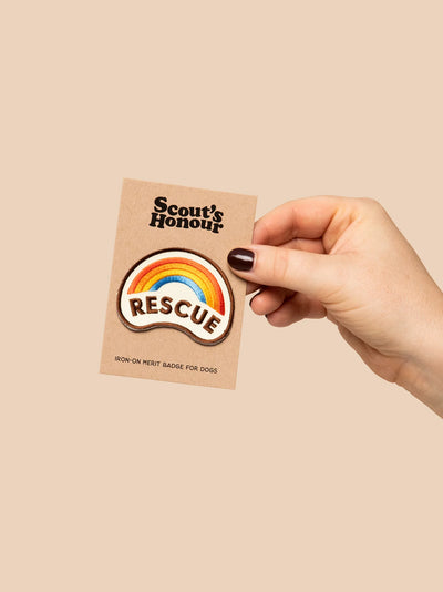 Scouts Honour Rescue Iron-on Patch for Dogs - Radical Living 