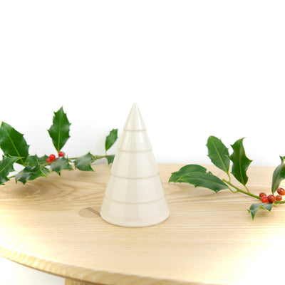 Throw To Fire Handmade White Ceramic Christmas Tree  - Radical Living