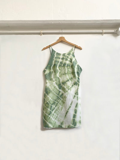 Again & Again Green Tie Dye Mini Dress - Radical Living
