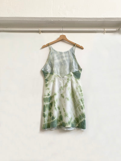 Again & Again Green Tie Dye Mini Dress - Radical Living