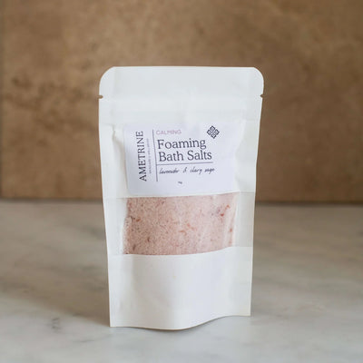 Ametrine Foaming Bath Salts Mini Sachets