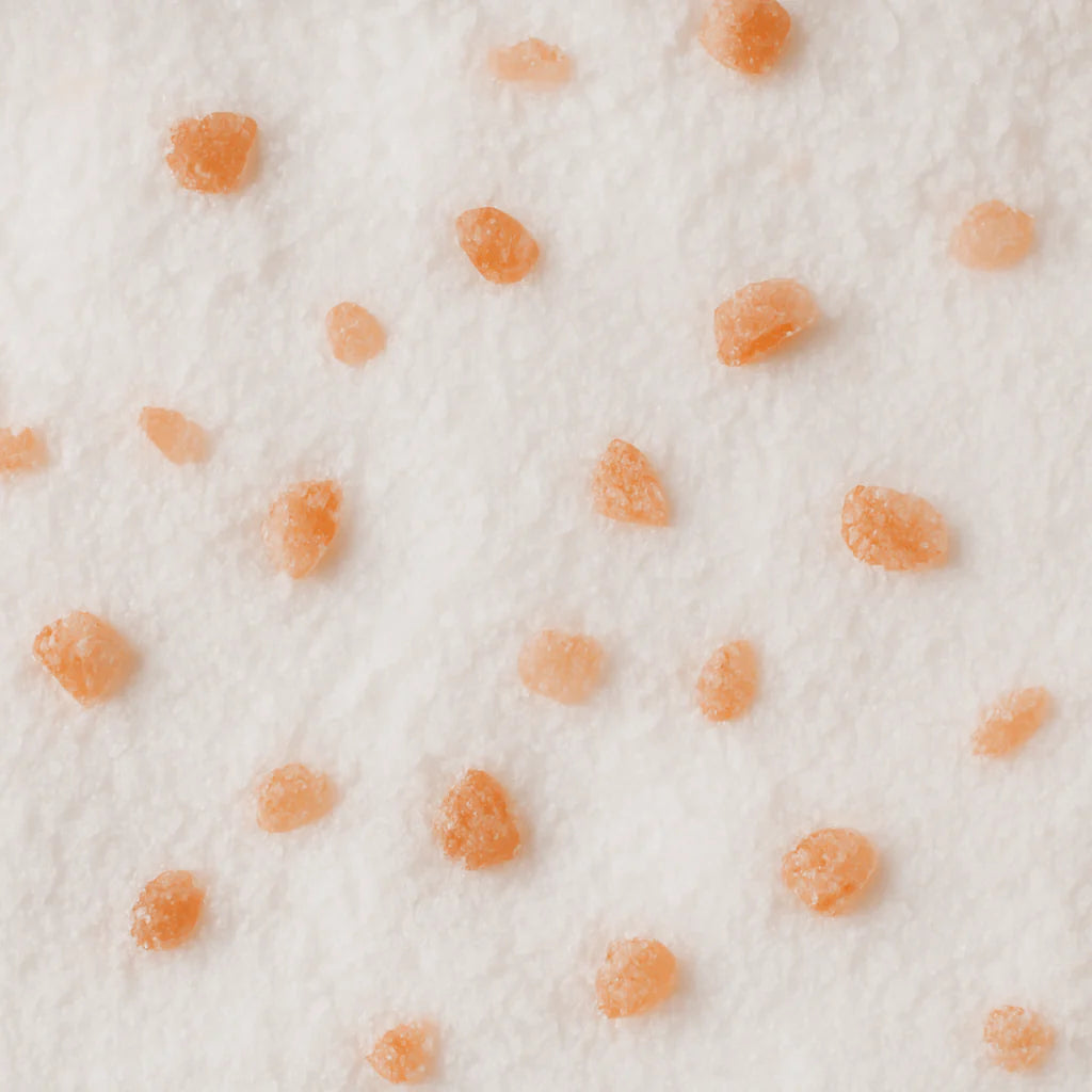 Small orange fruits on a white background