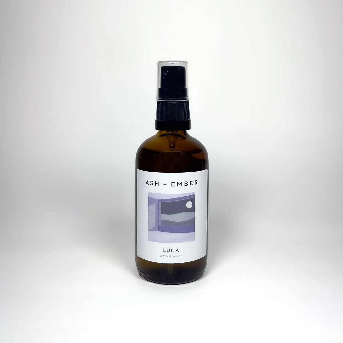 Bottle of 'ASH + Ember Luna' on a white background