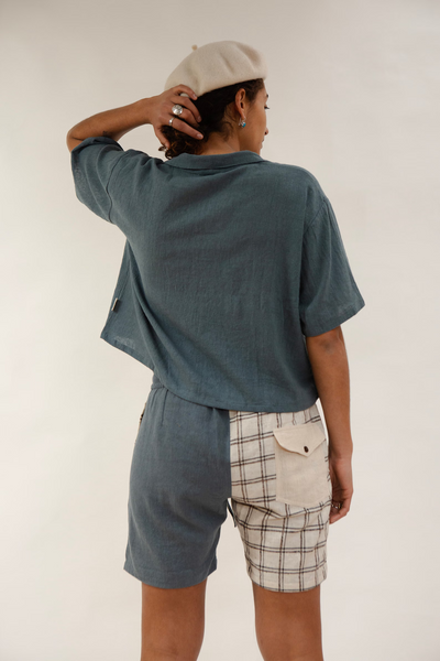 Baana Naturals Cropped Linen Shirt - Radical Living