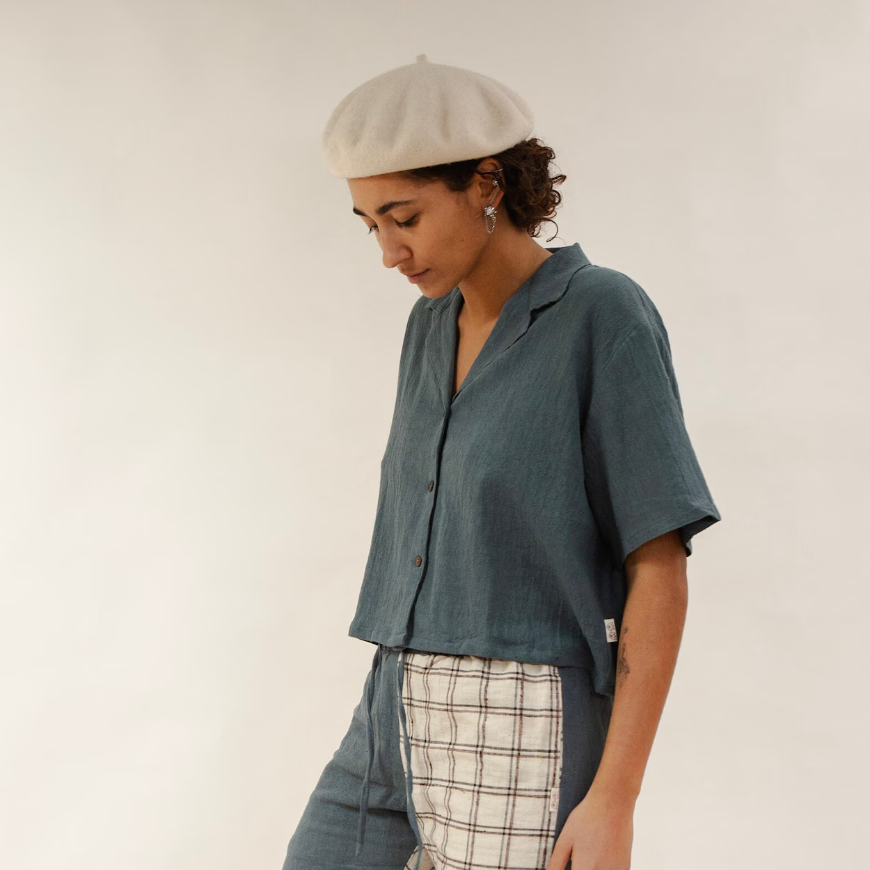 Baana Naturals Cropped Linen Shirt - Radical Living