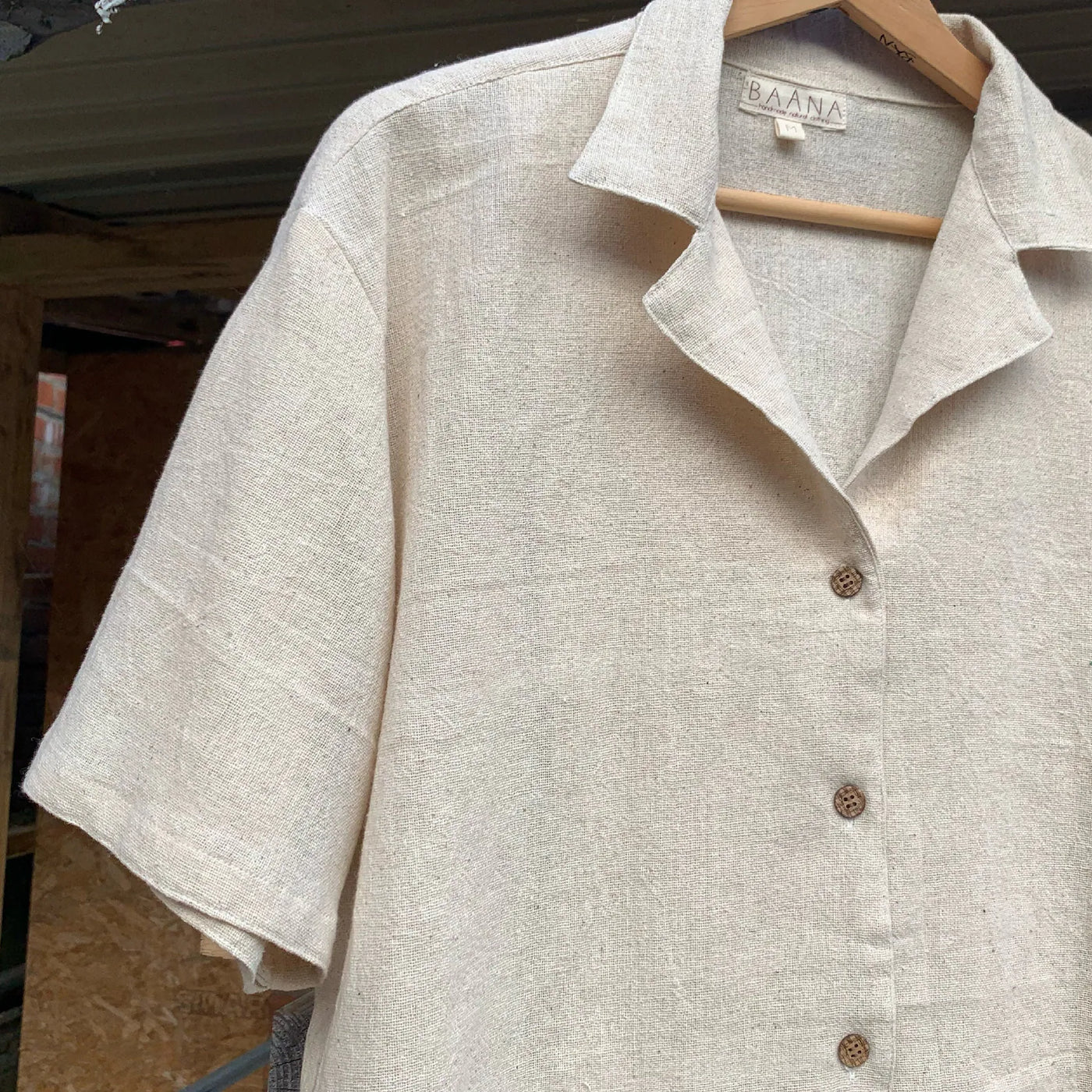 Baana Naturals Cropped Linen Shirt - Radical Living