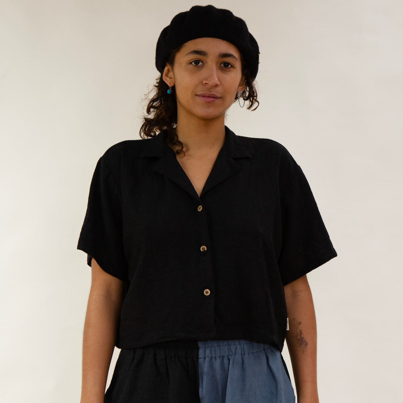 Baana Naturals Cropped Linen Shirt - Radical Living