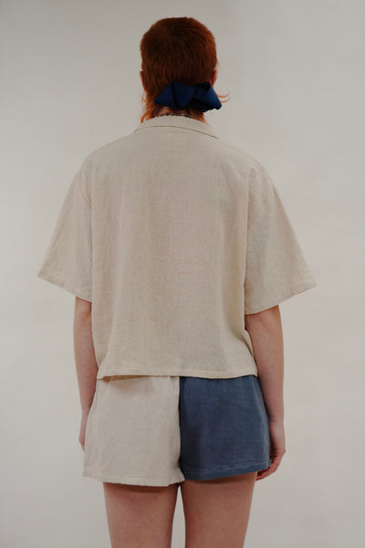 Baana Naturals Cropped Linen Shirt - Radical Living