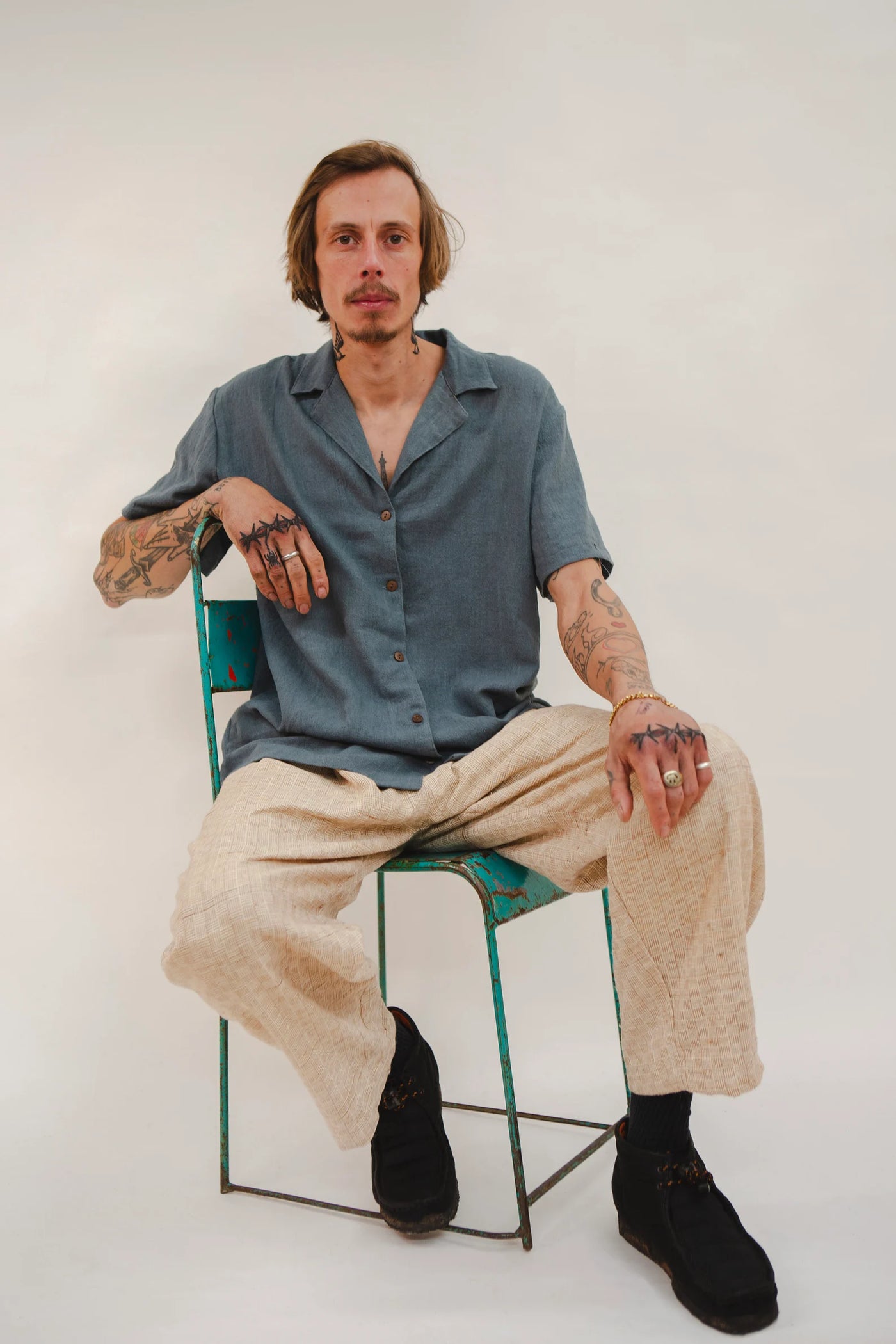 Baana Naturals Unisex Baloon Long Linen Shirt - Radical Living