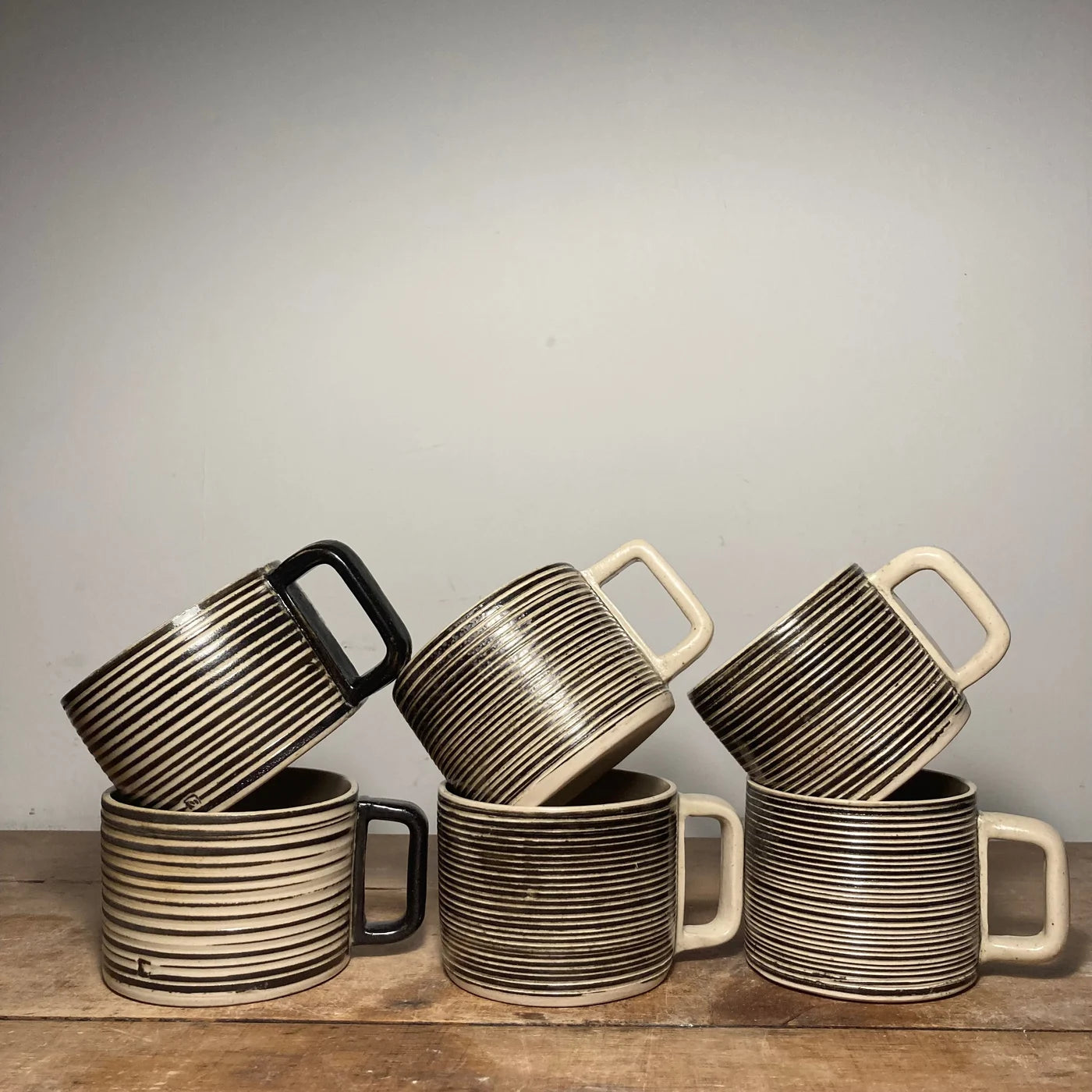 Sarah Daly Stripe Mug With Handle - Radical Giving