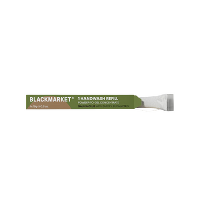 Blackmarket Single Refill Hand soap in Sauna Club - Radical Living 