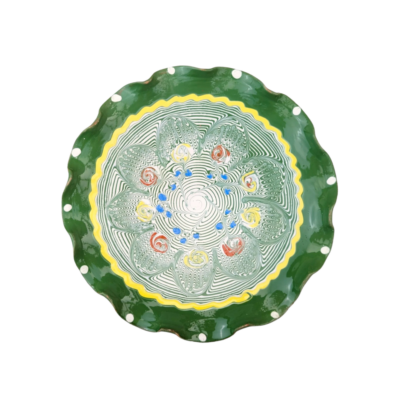 Casa De Folklore Dorina Ripple Serving Dish - Radical Living