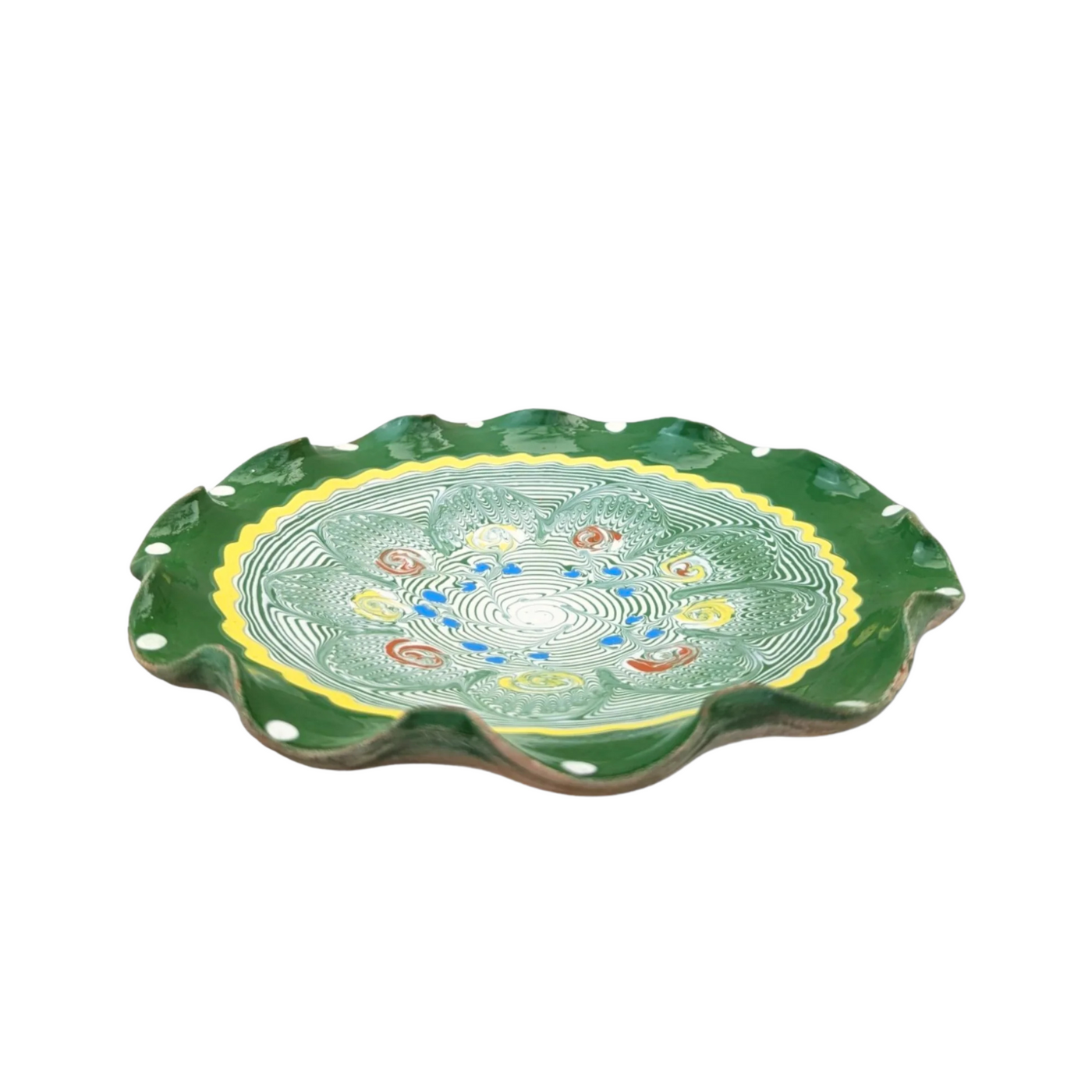 Casa De Folklore Dorina Ripple Serving Dish - Radical Living