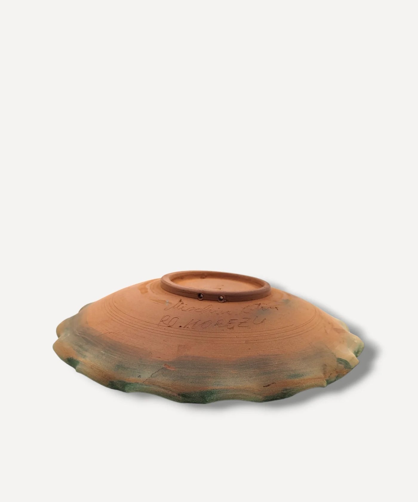 Casa De Folklore Large Swirl Ripple Plate - Radical Living