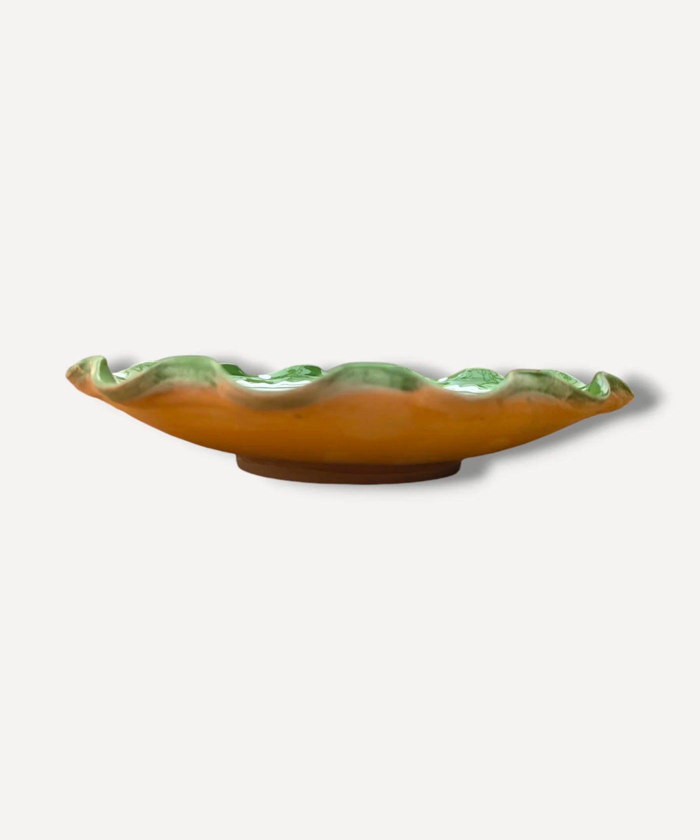 Casa De Folklore Large Swirl Ripple Plate - Radical Living
