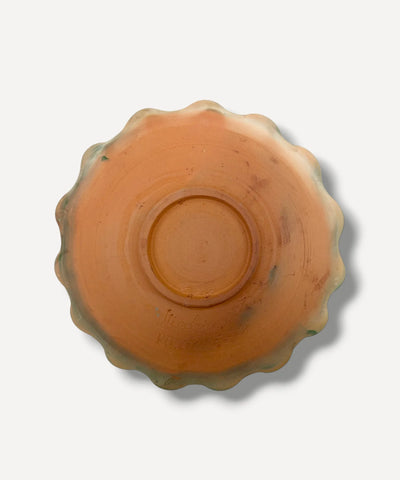 Casa De Folklore Large Swirl Ripple Plate - Radical Living