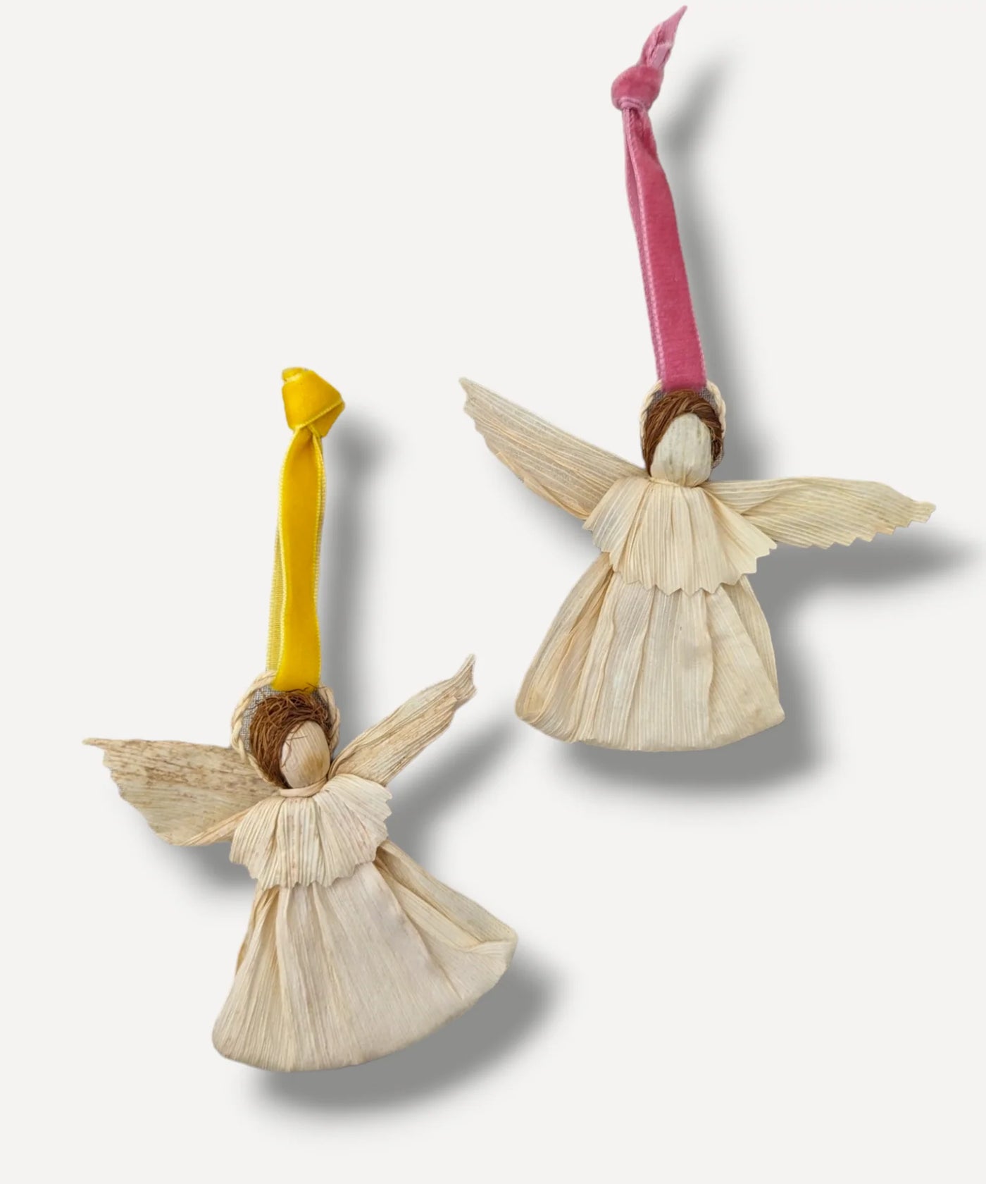 Casa De Folklore Corn Husk Angel Christmas Decoration